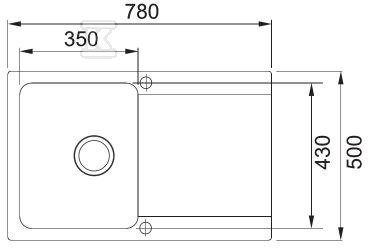 Zlewozmywak wbudowywany Tectonite® - 143.0671.556